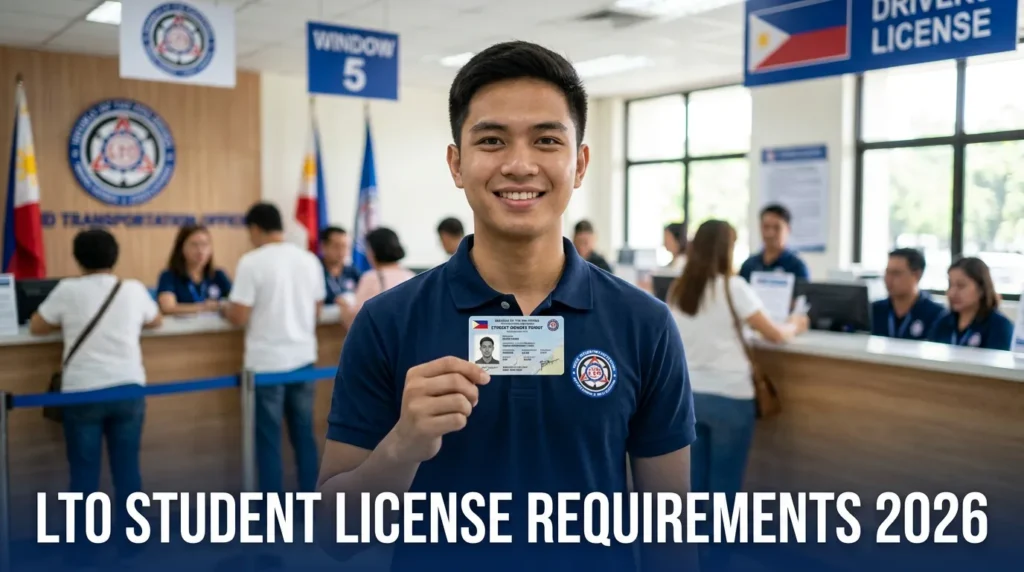 LTO Student License Requirements Quick Checklist
